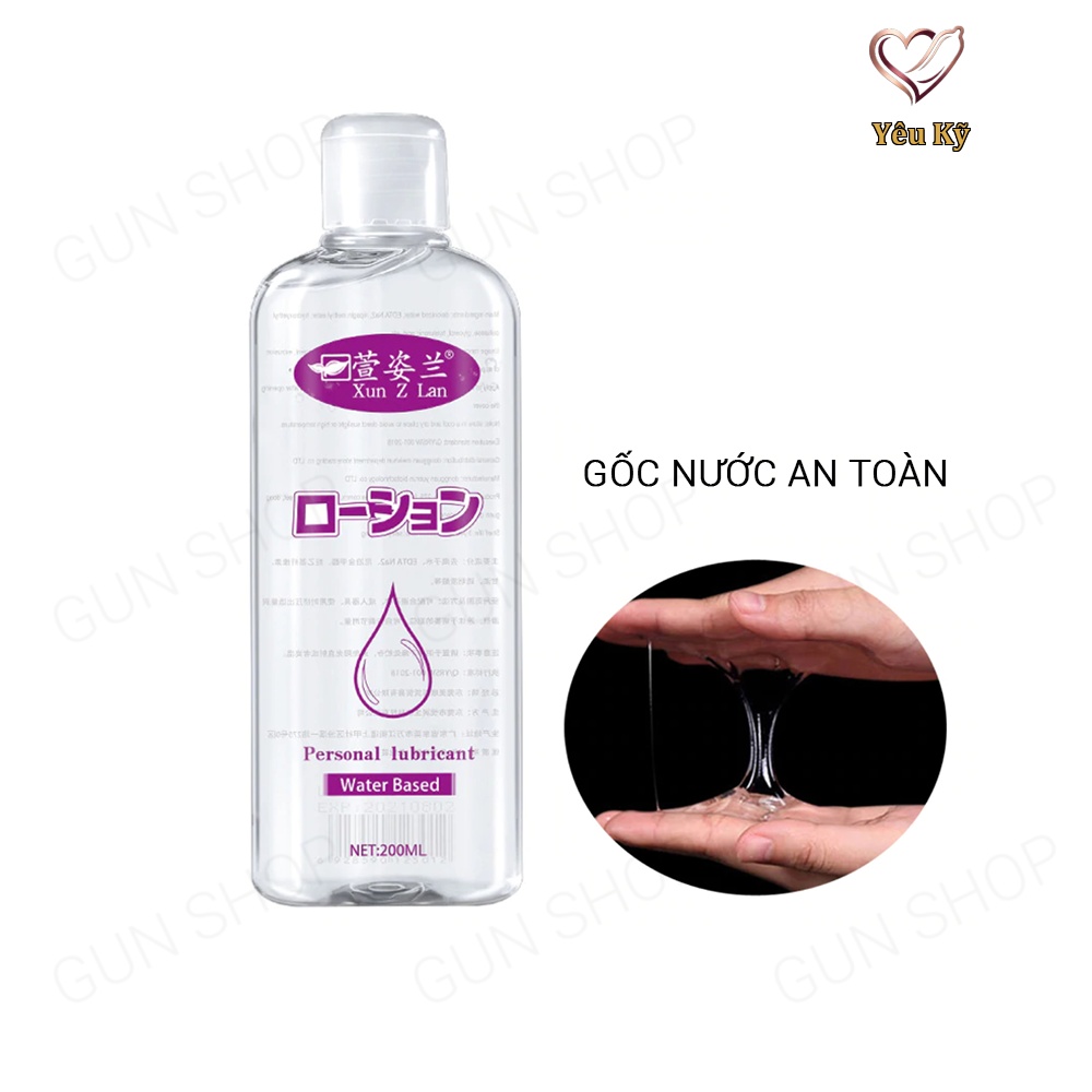 Gel bôi trơn Xun Z Lan - Chai 200ml - Ảnh 2