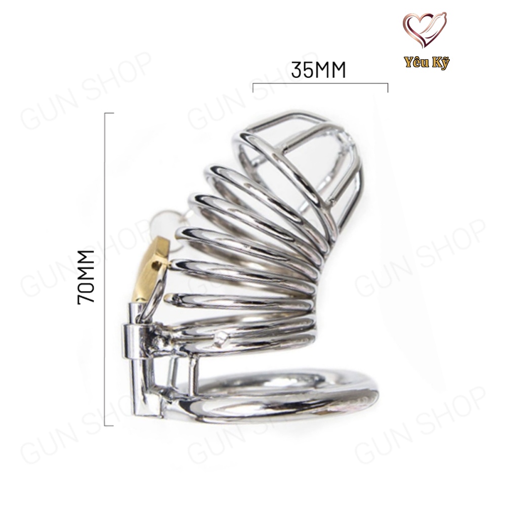 Khóa dương vật inox cao cấp - Va3 - Ảnh 2
