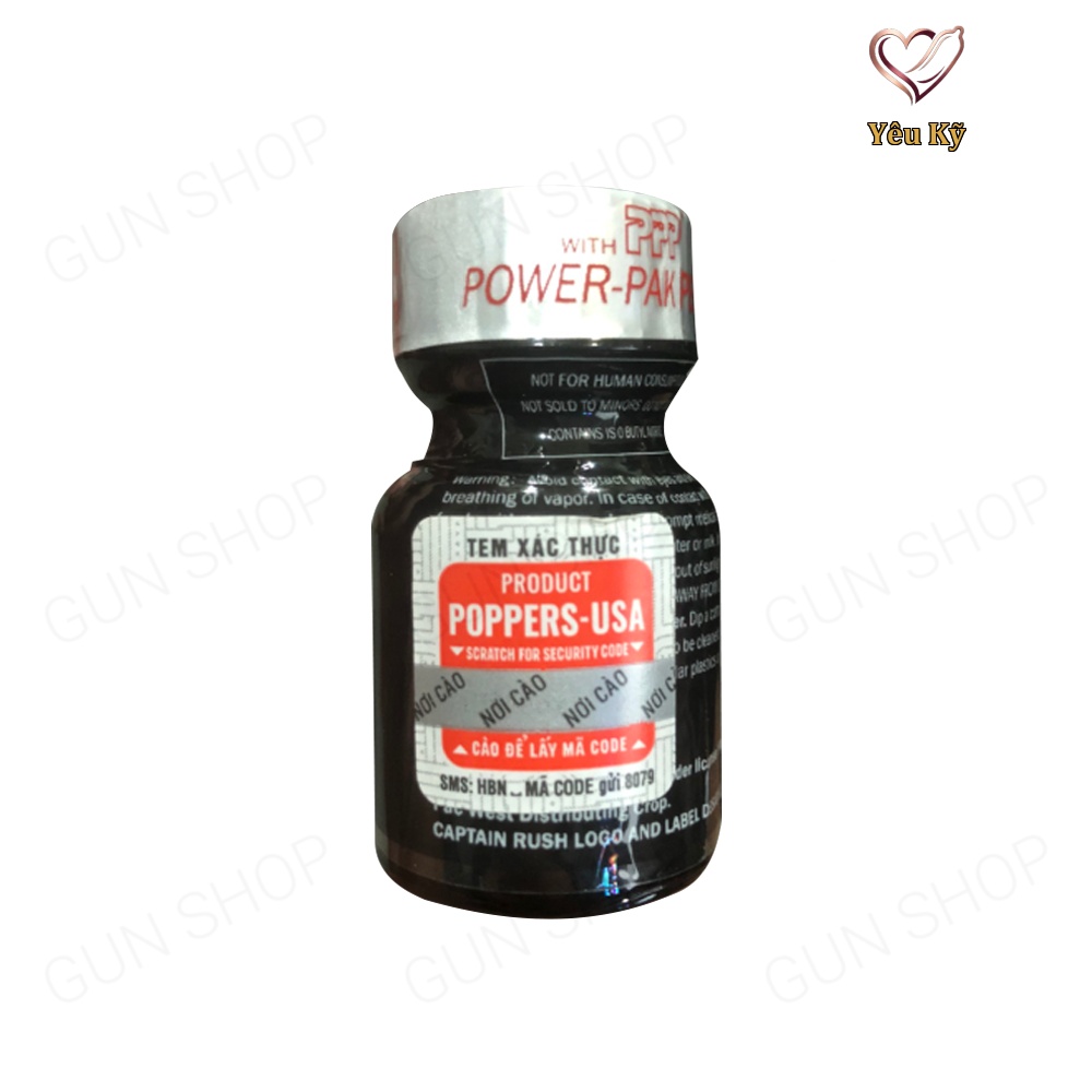 Chai hít tăng khoái cảm Popper PWD USA Super Rush Black Label - Chai 10ml - Ảnh 4